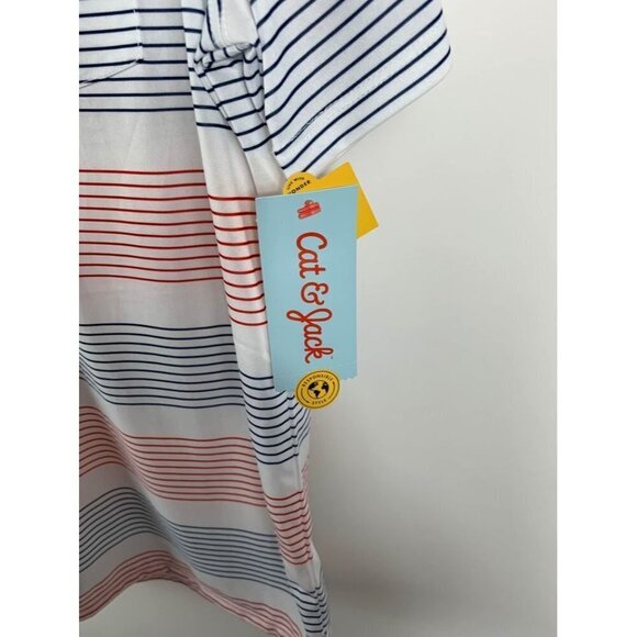 Cat & Jack Polo Boy's Size L 12/14 Short Sleeve Wicking NWT - Picture 3 of 6